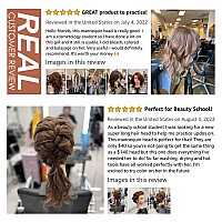 Mannequin Head With Human Hair 2022 Cosmetology Mannequin Head With 100 Real Human Hair For Braiding Practice Cutting Man