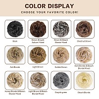 Haircube 1Pcs Messy Bun Hair Piece Messy Hair Bun Scrunchies For Women Wavy Curly Chignon Ponytail Hair Extensions Synthetic Thi