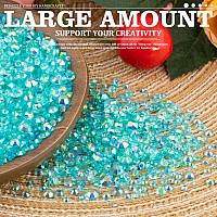 Belleboost Resin Rhinestones Kits 23456Mm Flatback Jelly Rhinestones 2 Box Transparent Lake Blue Ab Non Hotfix Crystal Gem