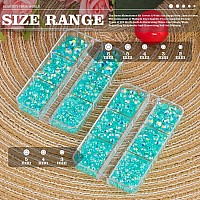 Belleboost Resin Rhinestones Kits 23456Mm Flatback Jelly Rhinestones 2 Box Transparent Lake Blue Ab Non Hotfix Crystal Gem