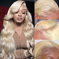 613 Lace Front Wig Human Hair 13X6 Transparent Lace Blonde Lace Front Wigs Human Hair Pre Plucked Glueless Wigs Human Hair For W