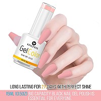 Kingmas Pink Gel Nail Polish 1 Pcs 15Ml Soak Off Nail Art Manicure Salon Diy Nail Lamp Gel Nail Design Decoration At Home Gift