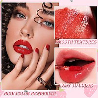 Yishifa 6 Colors Lip Tint Stain Mini Liquid Lipstick Korean Lip Gloss Moisturizing Natural Velvet Lip Tint Waterproof Longwear