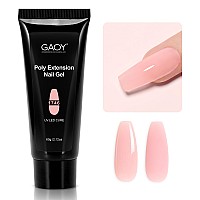 Gaoy Poly Gel 60G Nail Extension Gel Clear Pink Builder Gel Nail Enhancement Gel For Beginner Professional Nail Art Salon Di