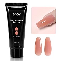 Gaoy Poly Gel 60G Nail Extension Gel Blush Pink Builder Gel Nail Enhancement Gel For Beginner Professional Nail Art Salon Di