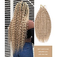 Curly Crochet Hair 30 Inch Curly Braiding Hair 6 Pack Ocean Wave Crochet Hair For Black Women Blonde Wavy Deep Wave Add To Bohem