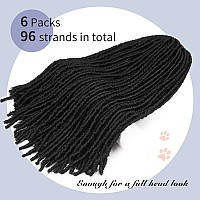 Wignee Faux Locs Crochet Hair 18 Inch Soft Locs Crochet Hair Pre Looped Crochet Locs For Black Women Dreadlock Crochet Hair Exte