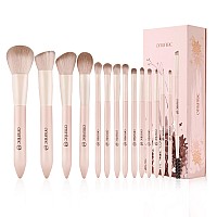 Omaniac Makeup Brushes Set 15Pcs Premium Synthetic Powder Concealers Eye Shadows Blush Professional Make Up Brushes Set Perf