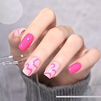 Gaoy Pink Gel Nail Polish 16Ml Soak Off Gel Polish Uv Light Cure For Nail Art Diy Manicure At Home 1468 Neon Pink