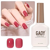 Gaoy Jelly Nude Gel Nail Polish 16Ml Sheer Pink Translucent Soak Off Gel Polish Uv Light Cure For Nail Art Diy 1993 Blushing