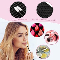 G2Plus 300Pcs Eyelash Extension Supplies Kit 100Pcs Disposable Lip Wands 100Pcs Mascara Brush Applicators 100Pcs Micro Swabs