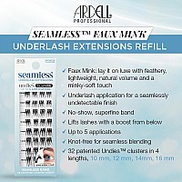 Ardell Seamless Extensions Refill Kit Faux Mink 32 Assorted Lengths Customizable Diy Underlash Clusters For Natural Volume K