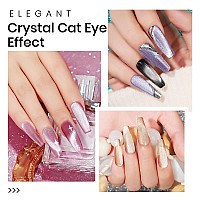 Mizhse Cat Eye Gel Nail Polish Set 8 Colors With Magnet Stick 9D Cat Eye Gel Polish And Shiny Wide Cat Eye Gel Set Classic Hol