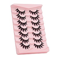 Lankiz Manga Lashes Natural Look Anime Lashes False Eyelashes Lash Clusters Korean Japanese Makeup Asian Cosplay Fake Eyelashes