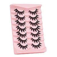 Lankiz Manga Lashes Natural Look Anime Lashes False Eyelashes Lash Clusters Korean Japanese Makeup Asian Cosplay Fake Eyelashes