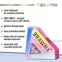 Brawna 30 Meters White And Pink Eyebrow And Lip Mapping String Brow Measuring Tool Pmu Supplies Microblading Kit Brow La