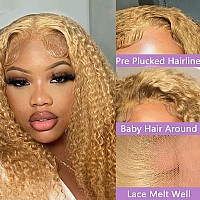 Brown Curly Lace Front Wigs Human Hair Brown Bob Deep Wave 180 Density Chocolate Colored 13X4 Hd Lace Wigs Brazilian Curly Wate