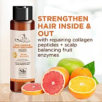 Soapbox Collagen Shampoo Conditioner For Dry Fine Or Thin Hair Strengthening With Collagen Peptides For Fuller Looking Ha