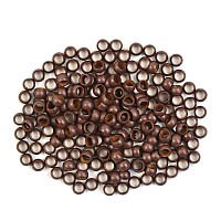 30Mm 500 Pcs Nano Beads Micro Links Copper Nano Rings Beads Hair Beads For Hair Extensions Brown