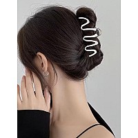 Wavy Metal Hair Clips For Women Girls Nonslip Cute Modern Hair Accessories With Strong Hold