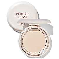 Thesaem Glam Glow Pact Illuminating Pressed Powder For Oily Combo Skin Matte Finish With Radiant Finish Sebum Control Po