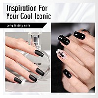 Beautpal Gel Nail Polish 1Pc 15Ml Ultra Black Nail Polish Soak Off Uv Led Nail Gel Polish Nail Art Starter Manicure Salon Diy At