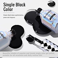 Beautpal Gel Nail Polish 1Pc 15Ml Ultra Black Nail Polish Soak Off Uv Led Nail Gel Polish Nail Art Starter Manicure Salon Diy At