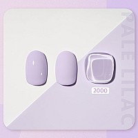 Gaoy Pastel Purple Gel Nail Polish 16Ml Soak Off Gel Polish Uv Light Cure For Nail Art Diy Manicure At Home 2000 Pale Lilac