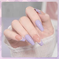 Gaoy Pastel Purple Gel Nail Polish 16Ml Soak Off Gel Polish Uv Light Cure For Nail Art Diy Manicure At Home 2000 Pale Lilac