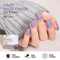 Gaoy Purple Gel Nail Polish 16Ml Soak Off Gel Polish Uv Light Cure For Nail Art Diy Manicure At Home 2022 Muted Purple