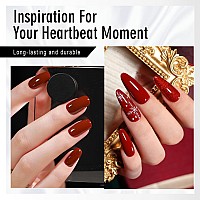 Beautpal Red Gel Nail Polish 15Ml Soak Off Uv Led Gel Polish Nail Art Manicure Salon Diy At Home Color 114 Rich Maroon