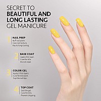 Gaoy Yellow Gel Nail Polish 16Ml Soak Off Gel Polish Uv Light Cure For Nail Art Diy Manicure At Home 2013 Sunny Yellow