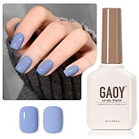 Gaoy Blue Gel Nail Polish 16Ml Soak Off Gel Polish Uv Light Cure For Nail Art Diy Manicure At Home 2025 Serenity Blue