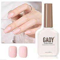 Gaoy Pastel Pink Gel Nail Polish 16Ml Soak Off Gel Polish Uv Light Cure For Nail Art Diy Manicure At Home 1998 Pink Pancake