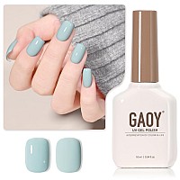 Gaoy Blue Gel Nail Polish 16Ml Soak Off Gel Polish Uv Light Cure For Nail Art Diy Manicure At Home 2001 Cadet Blue