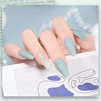 Gaoy Blue Gel Nail Polish 16Ml Soak Off Gel Polish Uv Light Cure For Nail Art Diy Manicure At Home 2001 Cadet Blue