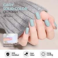 Gaoy Blue Gel Nail Polish 16Ml Soak Off Gel Polish Uv Light Cure For Nail Art Diy Manicure At Home 2001 Cadet Blue