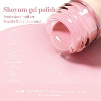 Shoyum Gel Nail Polish 1Pcs 15Ml Light Pink Color Gel Nail Polish Soak Off Baby Pink Spring Gel Polish Nail Art Starter Manicur