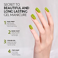 Gaoy Green Gel Nail Polish 16Ml Soak Off Gel Polish Uv Light Cure For Nail Art Diy Manicure At Home 2020 Lime Green