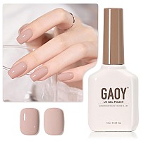 Gaoy Brown Gel Nail Polish 16Ml Soak Off Gel Polish Uv Light Cure For Nail Art Diy Manicure At Home 2007 Soft Brown