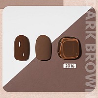 Gaoy Brown Gel Nail Polish 16Ml Soak Off Gel Polish Uv Light Cure For Nail Art Diy Manicure At Home 2016 Dark Brown