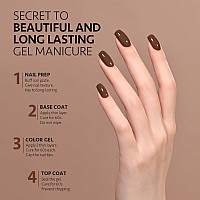 Gaoy Brown Gel Nail Polish 16Ml Soak Off Gel Polish Uv Light Cure For Nail Art Diy Manicure At Home 2016 Dark Brown