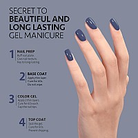 Gaoy Blue Gel Nail Polish 16Ml Soak Off Gel Polish Uv Light Cure For Nail Art Diy Manicure At Home 2021 Misty Blue