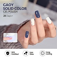 Gaoy Blue Gel Nail Polish 16Ml Soak Off Gel Polish Uv Light Cure For Nail Art Diy Manicure At Home 2021 Misty Blue