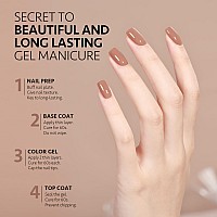 Gaoy Jelly Nude Gel Nail Polish 16Ml Sheer Brown Translucent Gel Polish Uv Light Cure For Nail Art Diy 2019 Sandstone