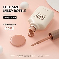 Gaoy Jelly Nude Gel Nail Polish 16Ml Sheer Brown Translucent Gel Polish Uv Light Cure For Nail Art Diy 2019 Sandstone