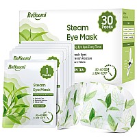 Behoomi 30Packs Steam Eye Mask Heated Eye Mask Warm Compress For Eyes Self Heating Disposable Eye Masks Sleep Mask For Home