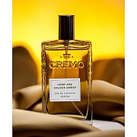 Cremo Hemp Golden Amber Cologne Spray A Unique Yet Sophisticated Blend Of Hemp Ginger And Golden Amber 34 Fl Oz