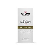 Cremo Hemp Golden Amber Cologne Spray A Unique Yet Sophisticated Blend Of Hemp Ginger And Golden Amber 34 Fl Oz