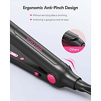 Wavytalk Small Flat Iron For Short Hairpixie Cutbangsedges 310 Pencil Flat Iron Mini Hair Straightener With Antipinch De